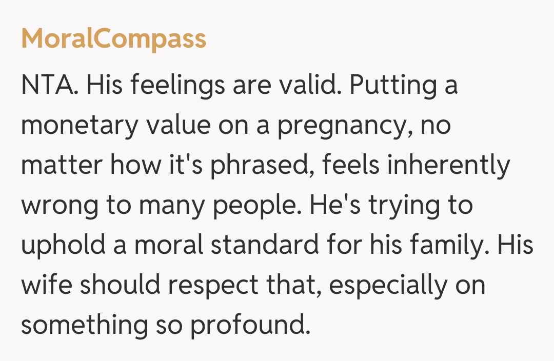 Comentariu de la MoralCompass