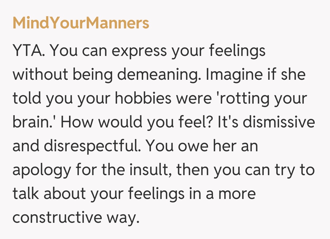 Comentariu de la MindYourManners