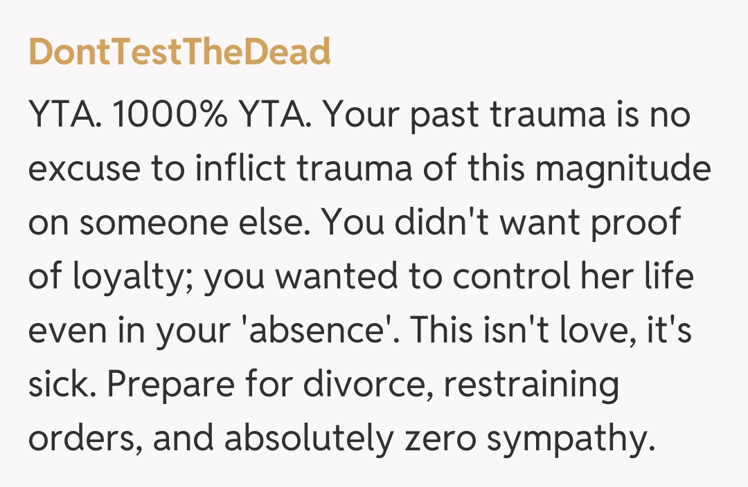 Comentariu de la DontTestTheDead