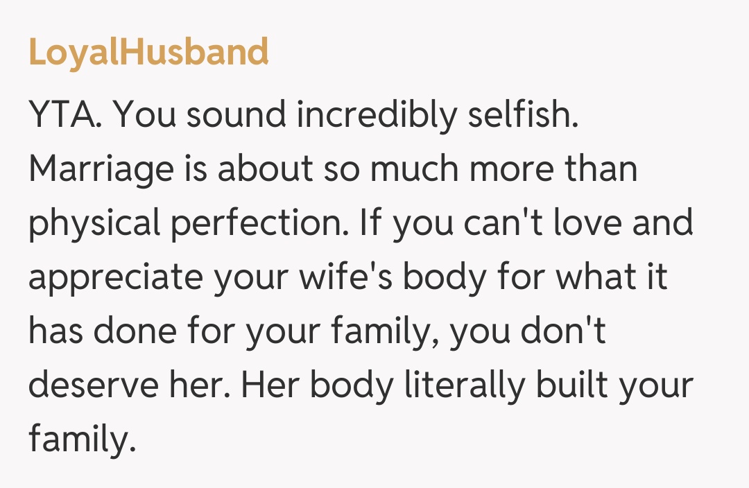 Comentariu de la LoyalHusband