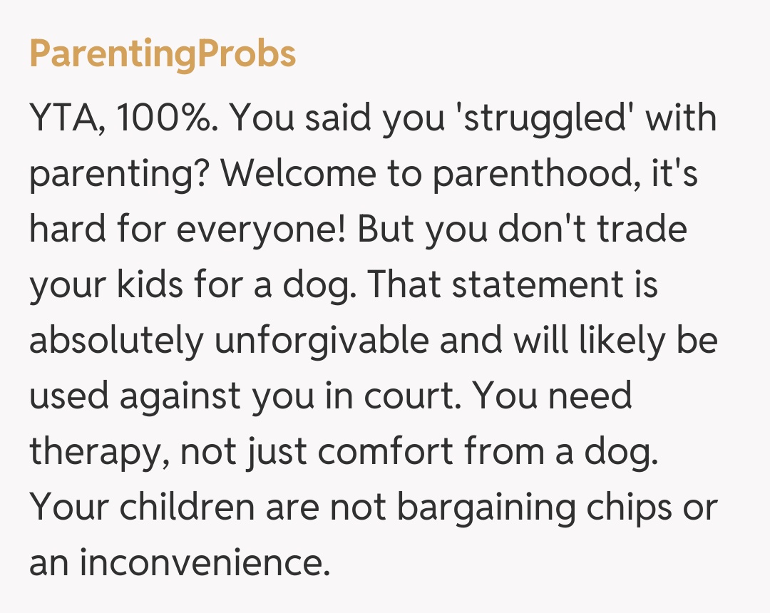 Comentariu de la ParentingProbs