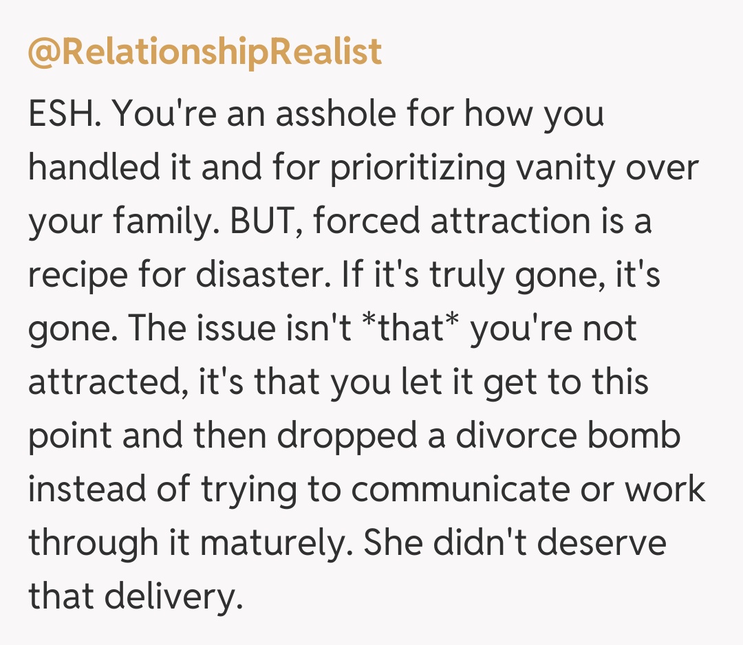 Comentariu de la @RelationshipRealist