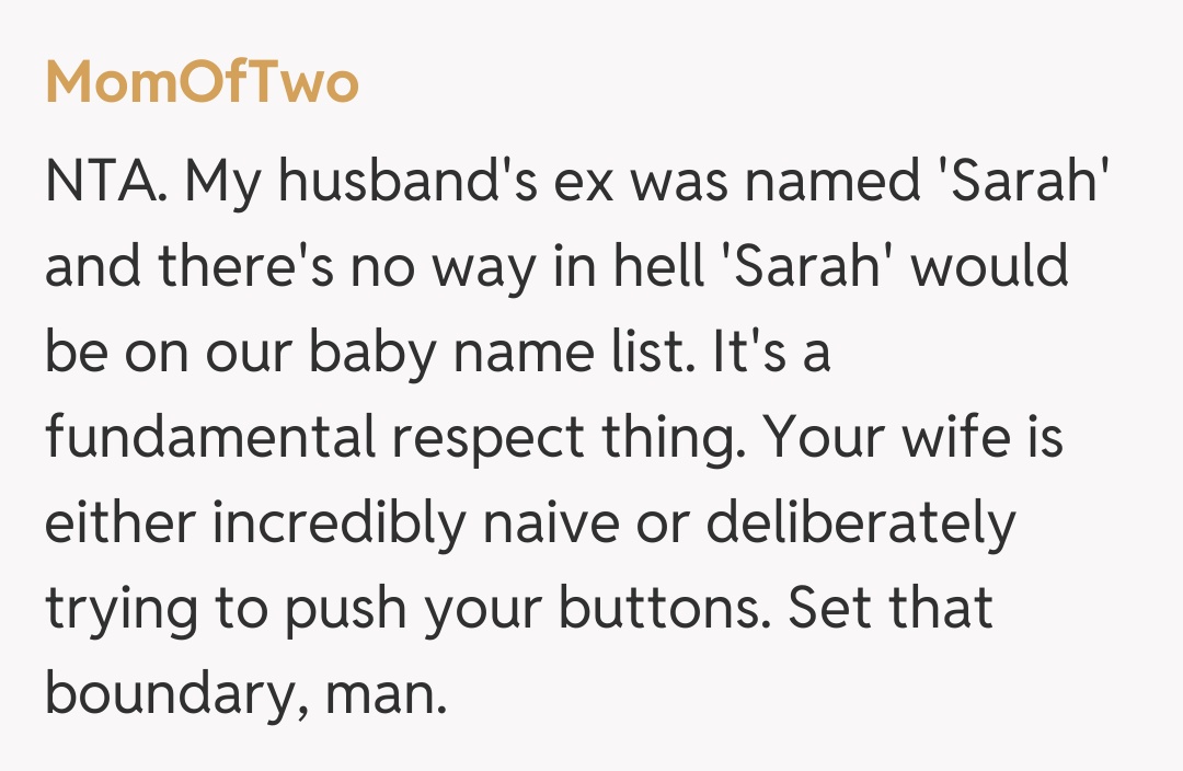 Comentariu de la MomOfTwo