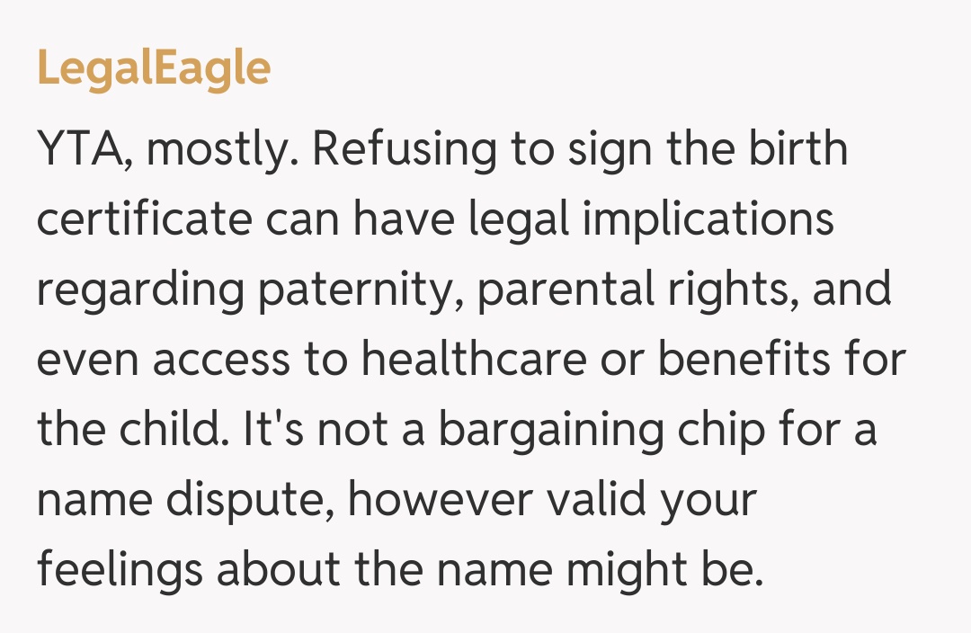 Comentariu de la LegalEagle