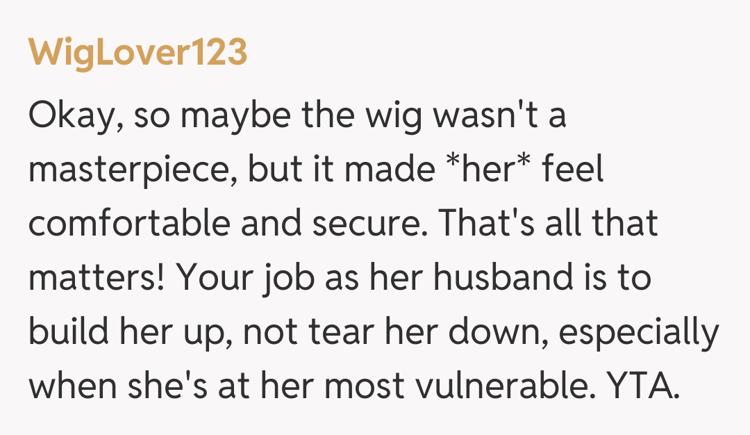 Comentariu de la WigLover123