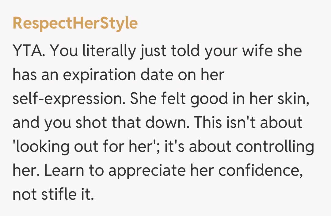 Comentariu de la RespectHerStyle