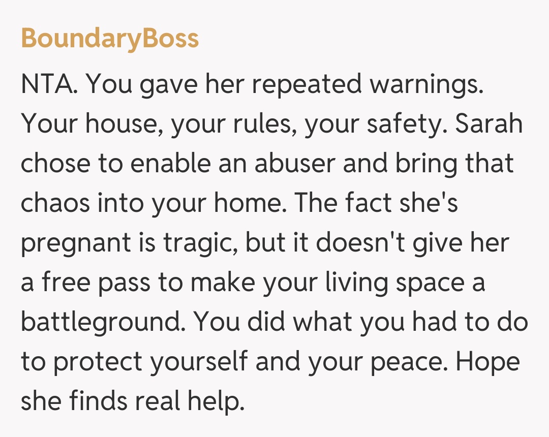 Comentariu de la BoundaryBoss