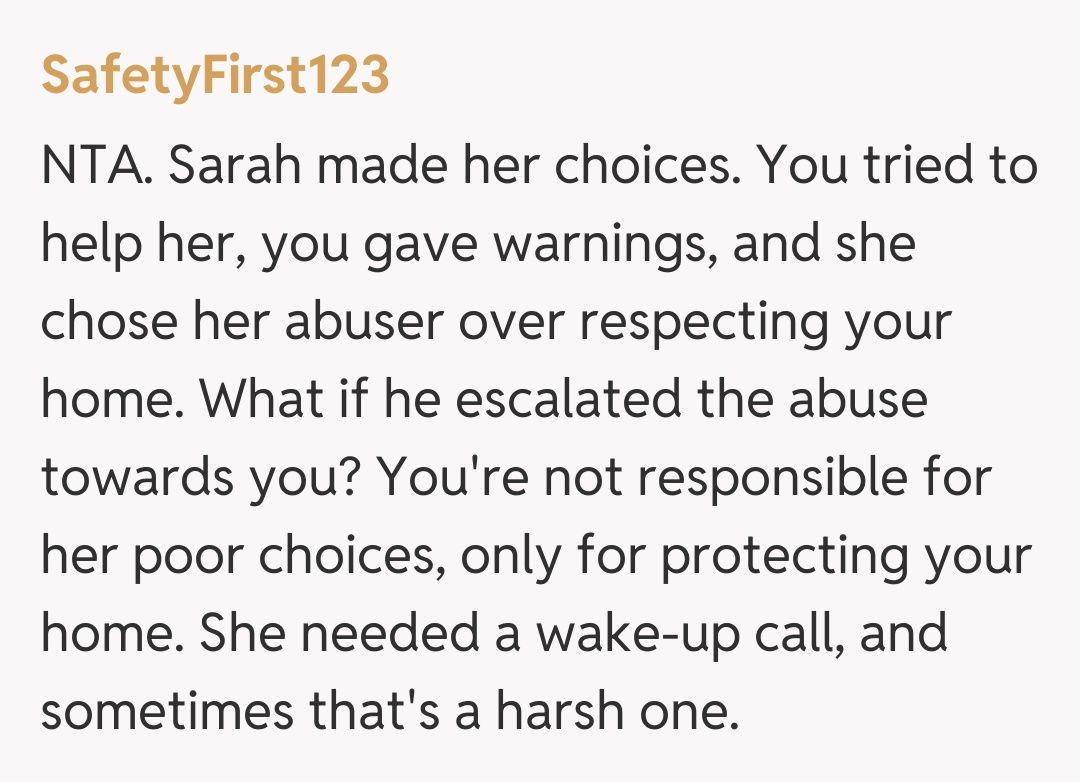 Comentariu de la SafetyFirst123