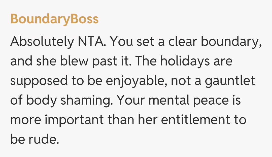 Comentariu de la BoundaryBoss