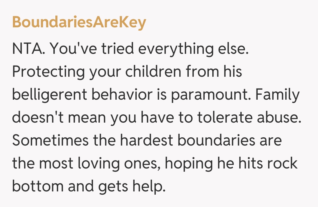 Comentariu de la BoundariesAreKey