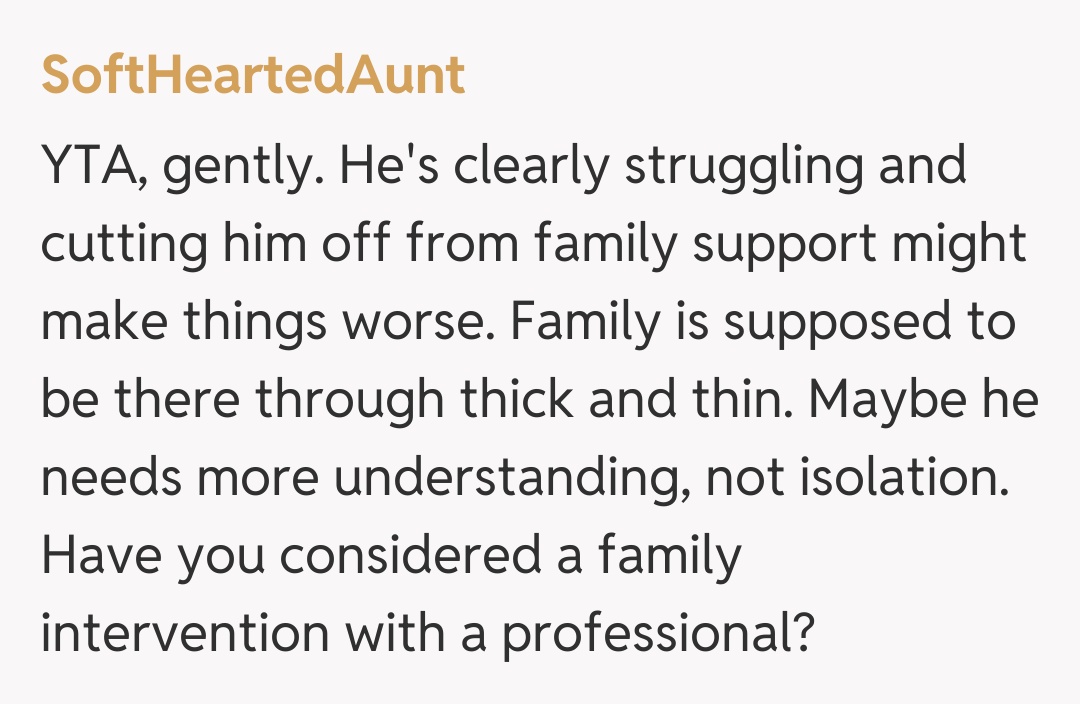 Comentariu de la SoftHeartedAunt