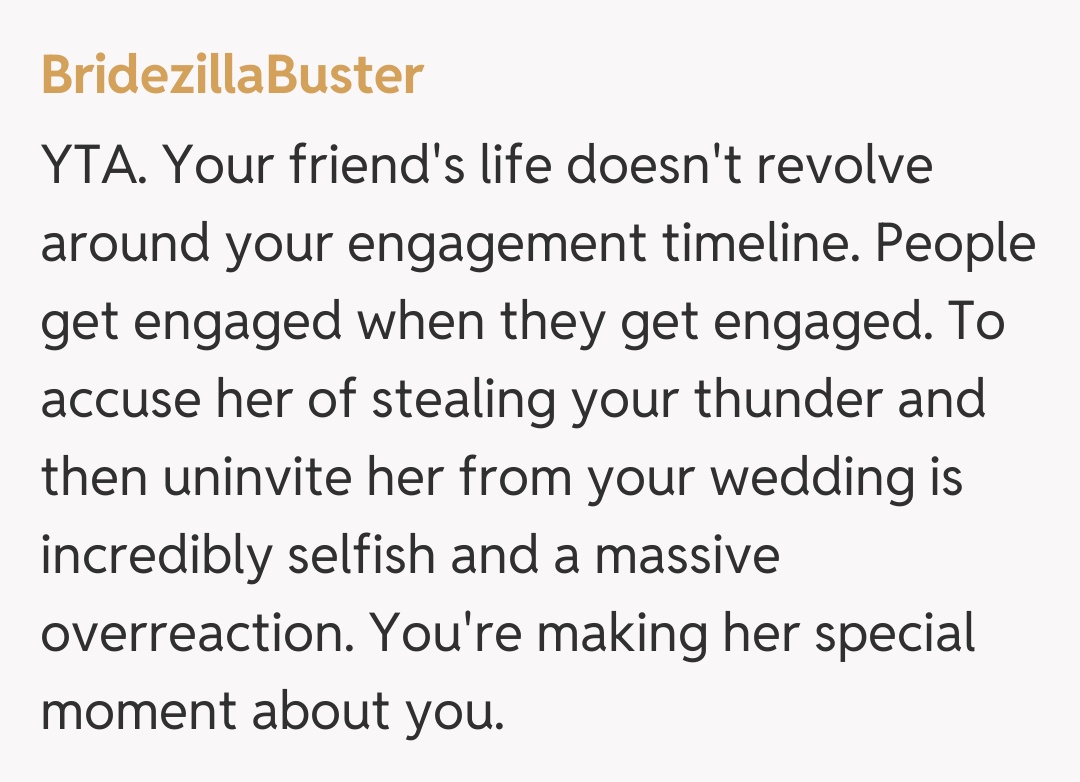 Comentariu de la BridezillaBuster