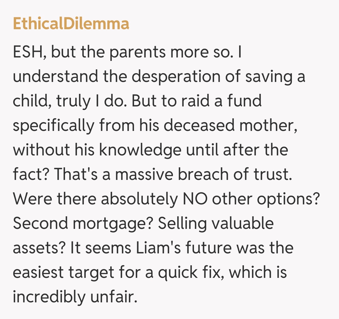 Comentariu de la EthicalDilemma