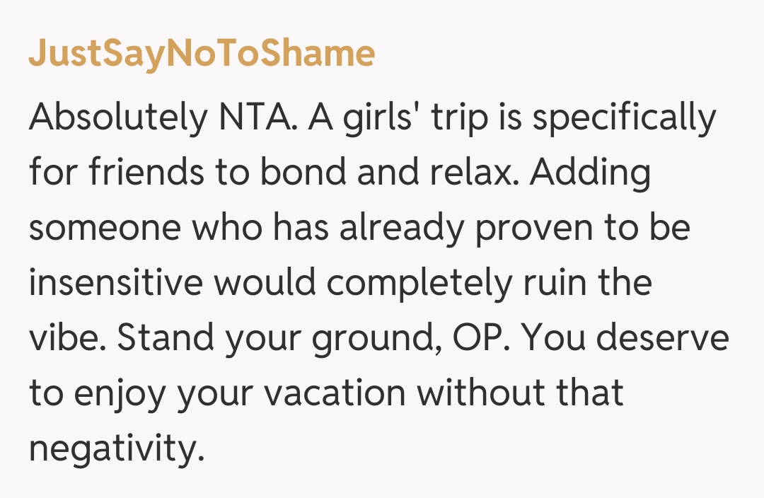 Comentariu de la JustSayNoToShame