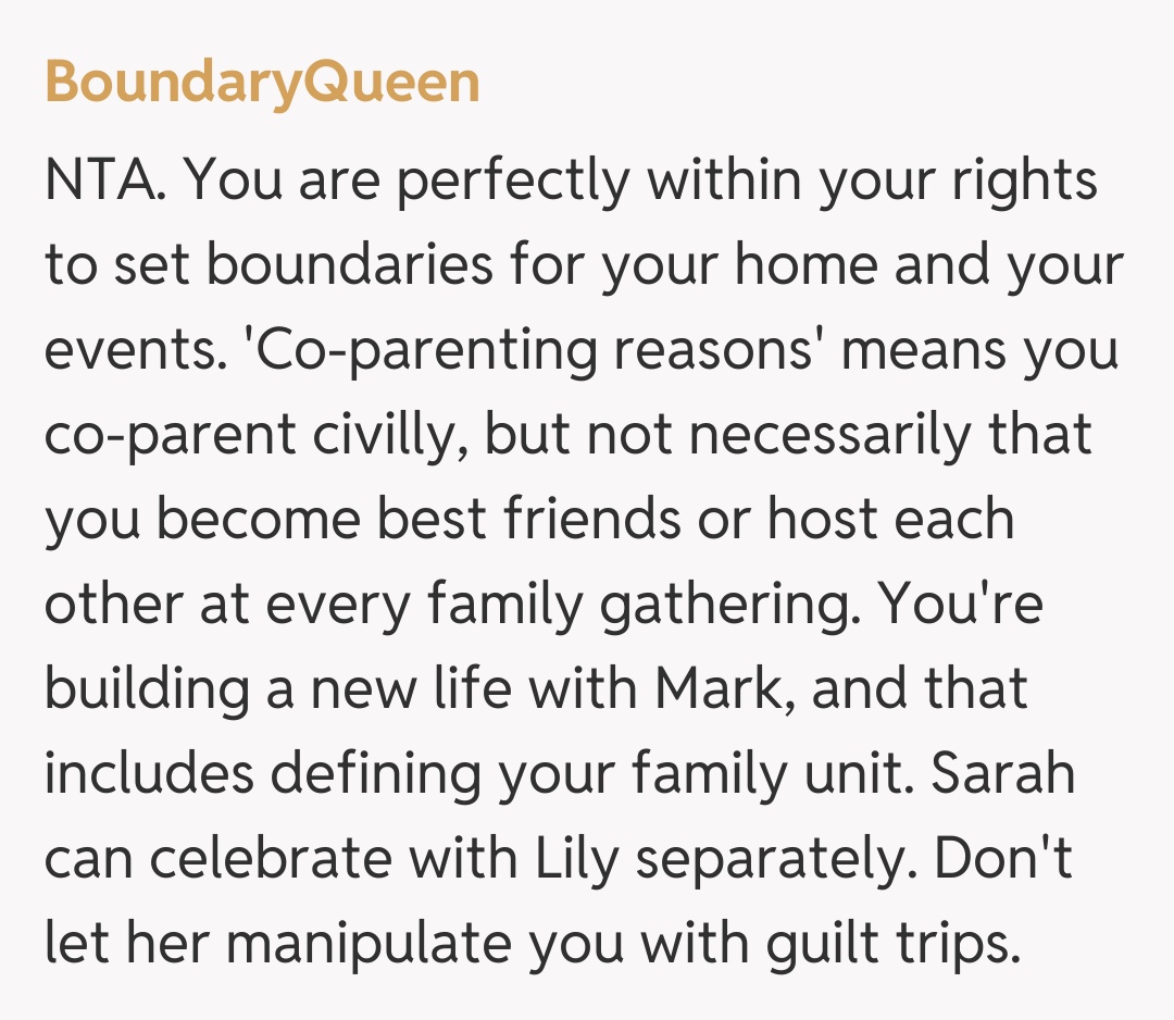 Comentariu de la BoundaryQueen