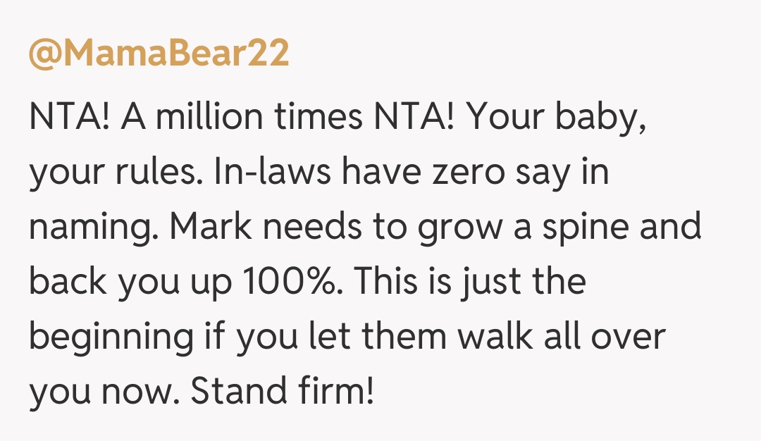 Comentariu de la @MamaBear22