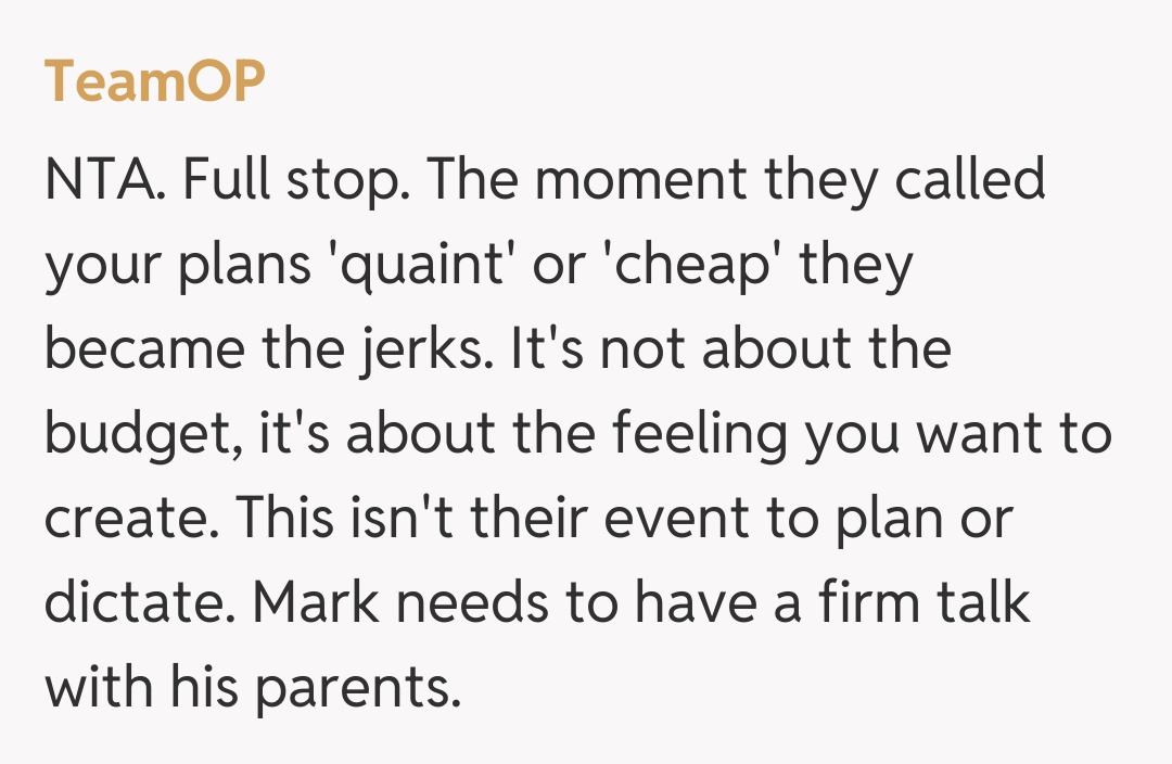 Comentariu de la TeamOP