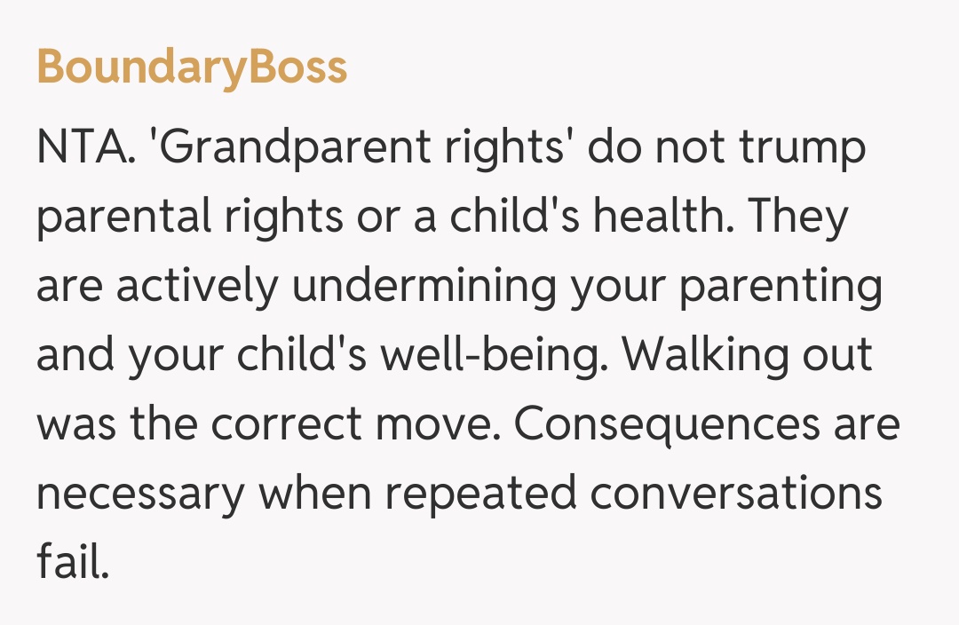 Comentariu de la BoundaryBoss