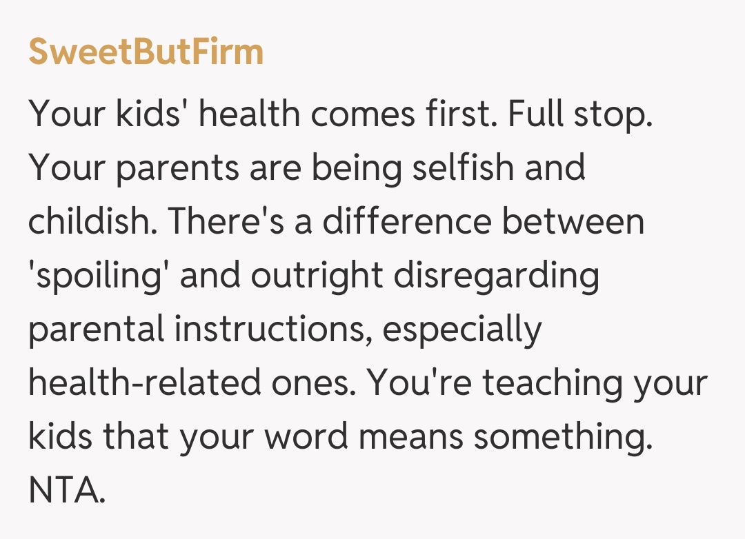 Comentariu de la SweetButFirm