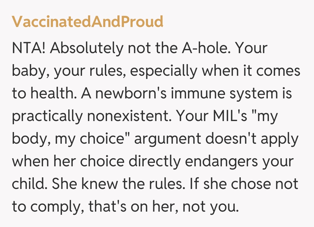 Comentariu de la VaccinatedAndProud