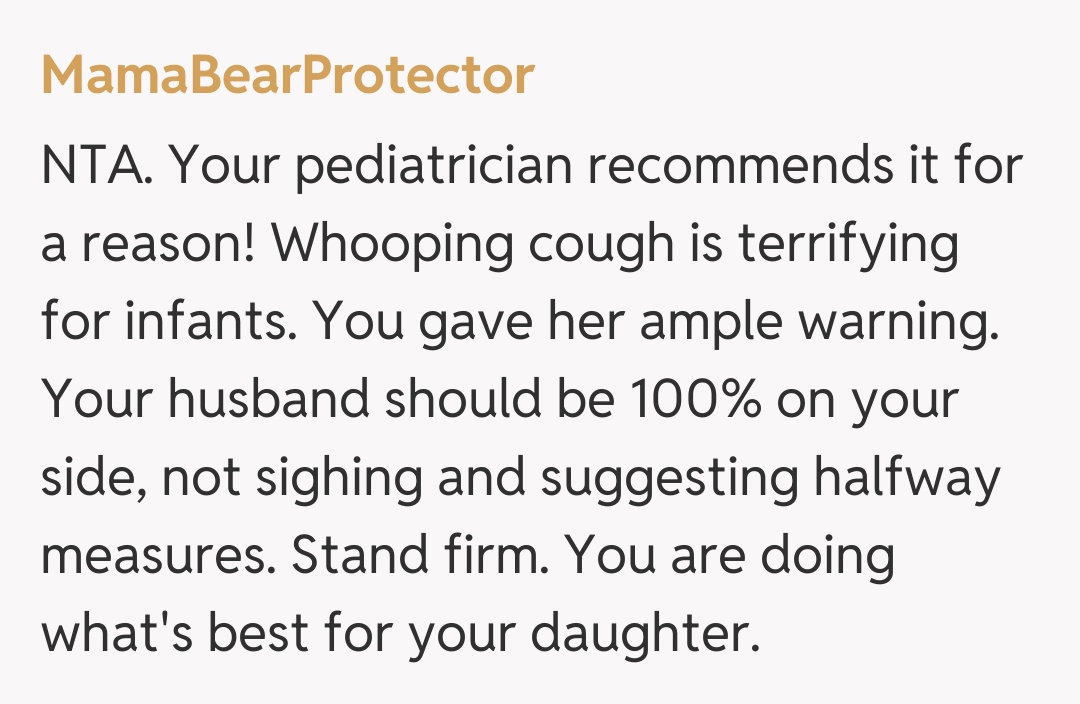Comentariu de la MamaBearProtector