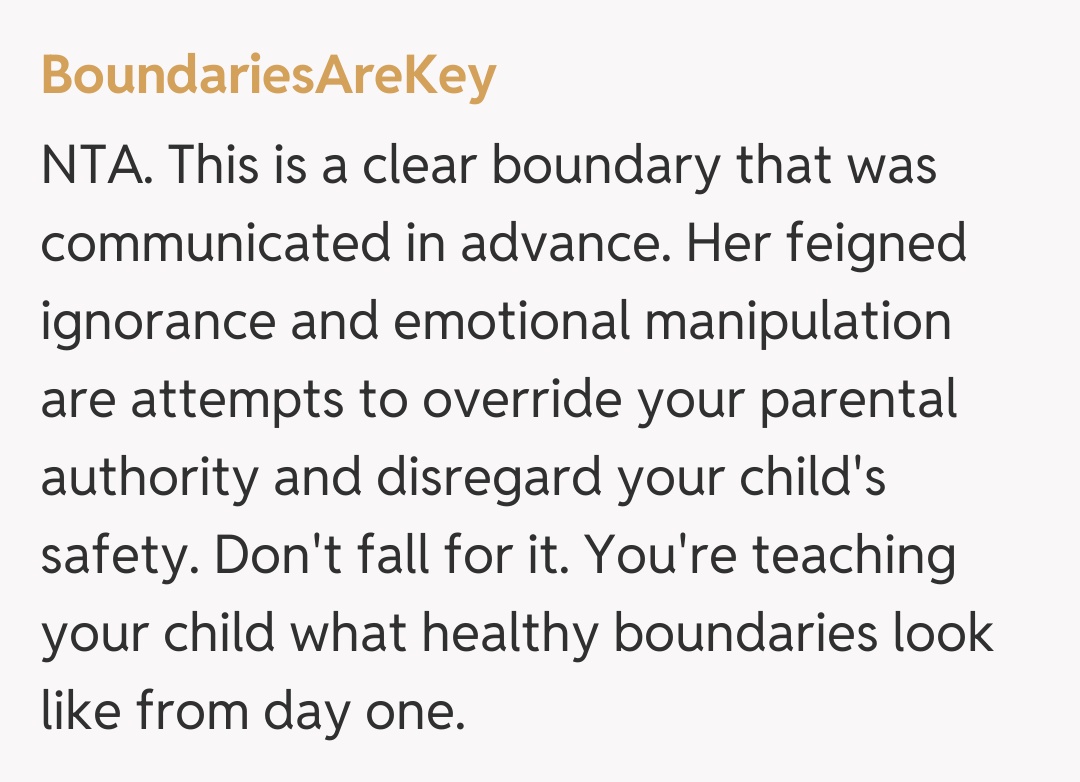 Comentariu de la BoundariesAreKey