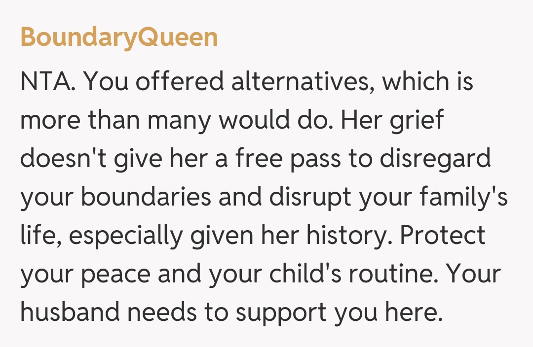 Comentariu de la BoundaryQueen