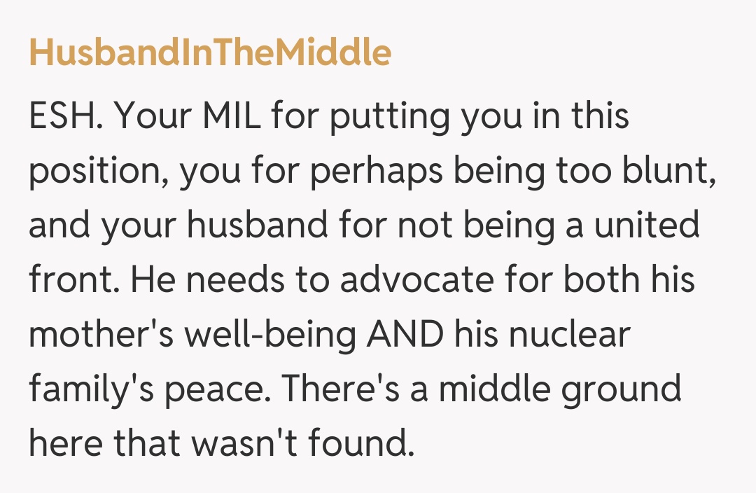 Comentariu de la HusbandInTheMiddle