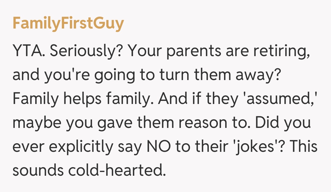 Comentariu de la FamilyFirstGuy