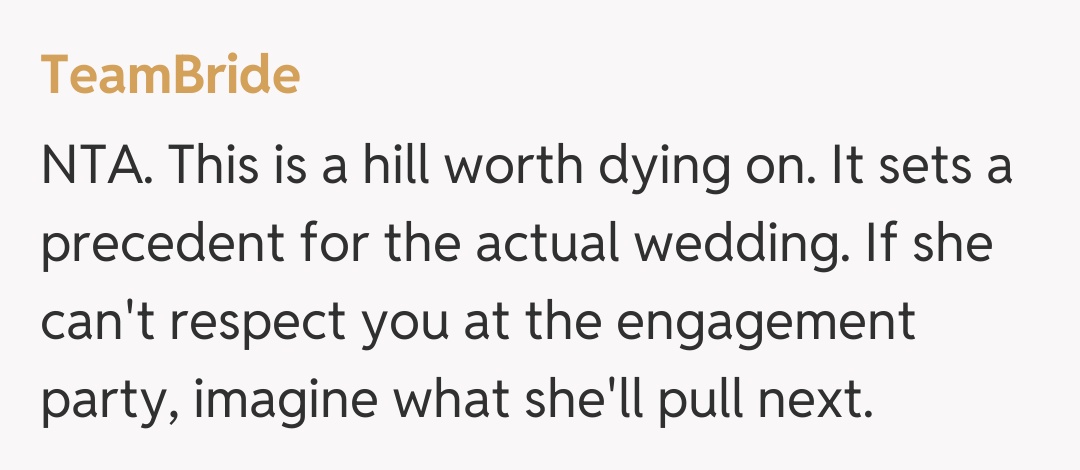 Comentariu de la TeamBride