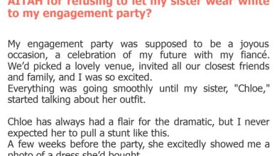 Photo of AITAH for refusing to let my sister wear white to my engagement party?