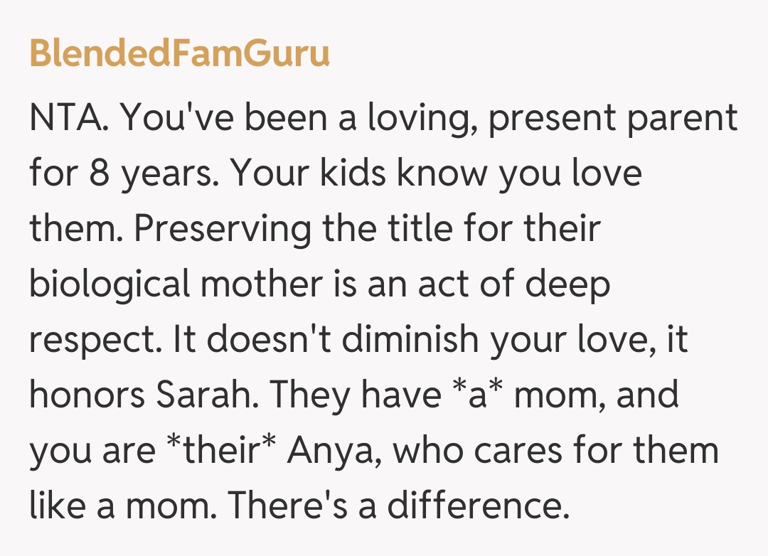 Comentariu de la BlendedFamGuru