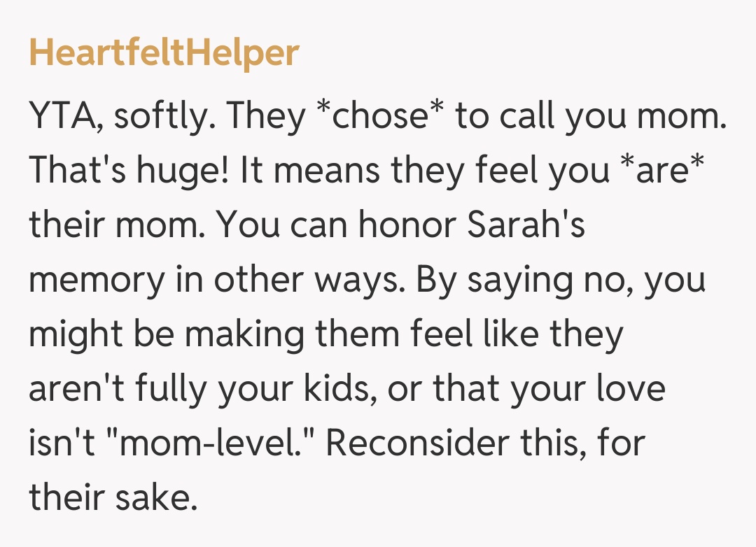 Comentariu de la HeartfeltHelper