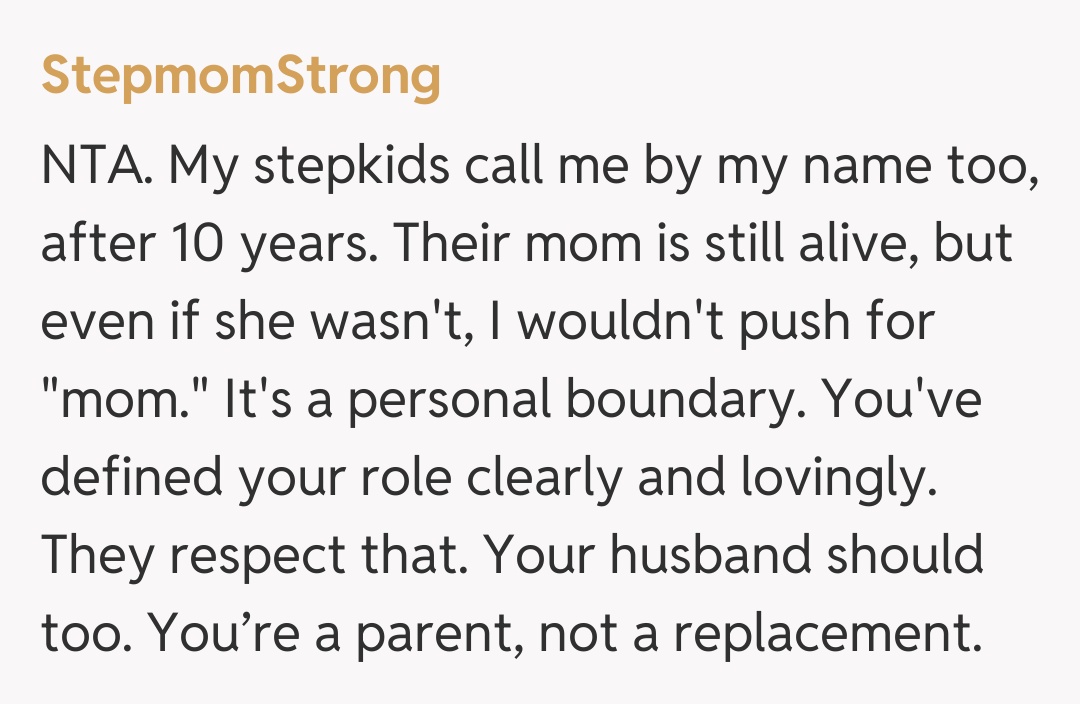 Comentariu de la StepmomStrong