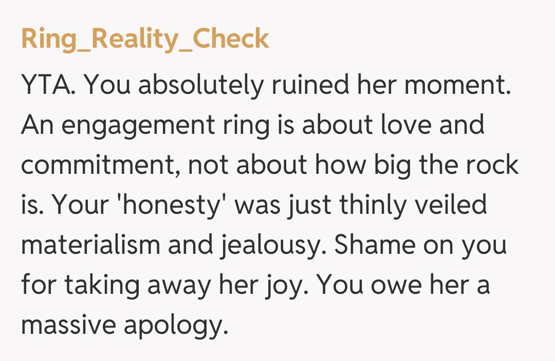 Comentariu de la Ring_Reality_Check