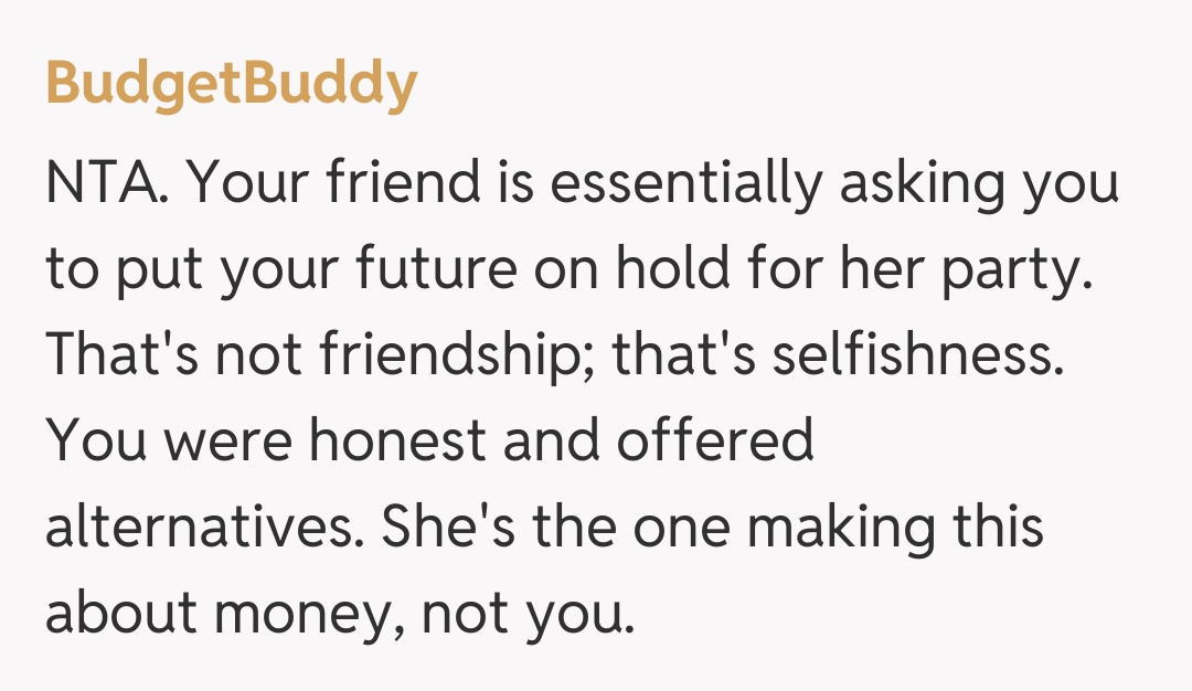 Comentariu de la BudgetBuddy