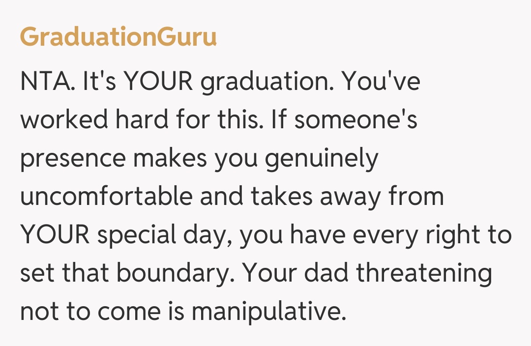 Comentariu de la GraduationGuru