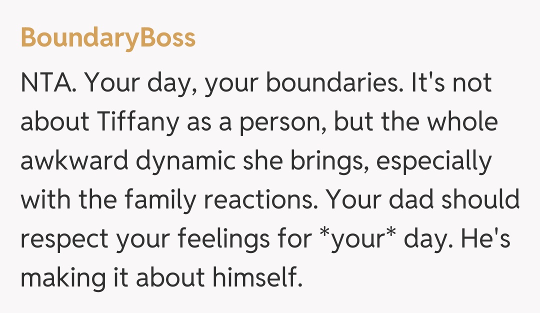 Comentariu de la BoundaryBoss