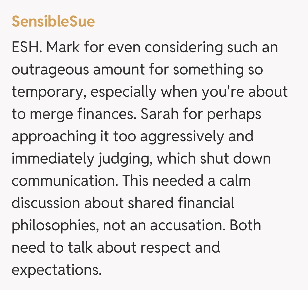 Comentariu de la SensibleSue