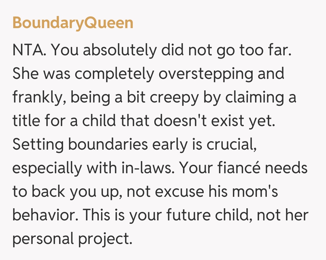 Comentariu de la BoundaryQueen