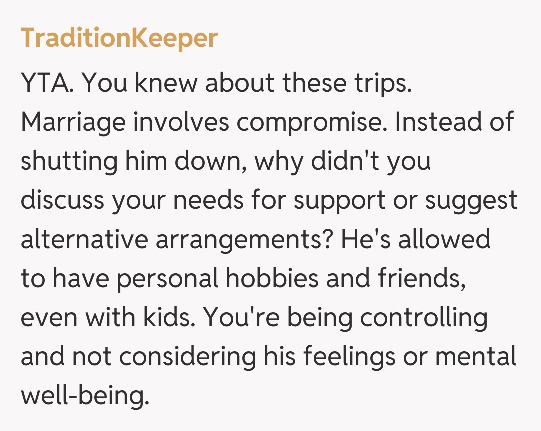 Comentariu de la TraditionKeeper