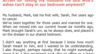 Photo of AITAH for telling my husband his late wife’s ashes can’t stay in our bedroom anymore?