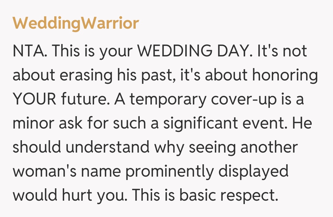 Comentariu de la WeddingWarrior
