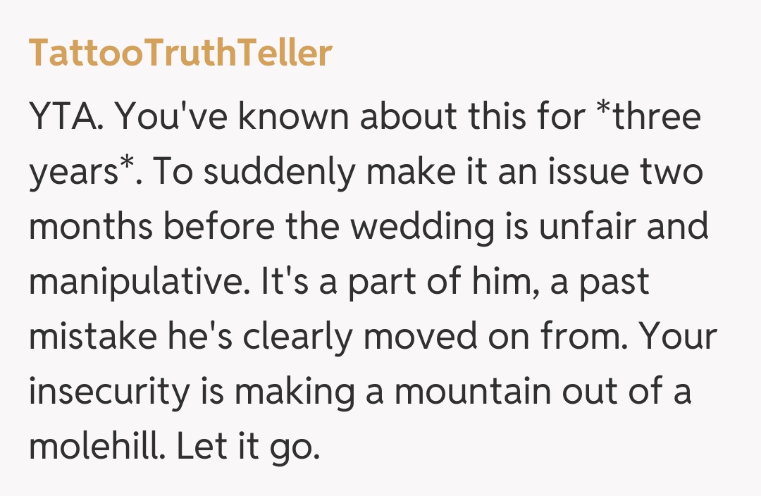 Comentariu de la TattooTruthTeller