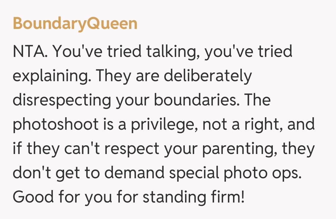 Comentariu de la BoundaryQueen