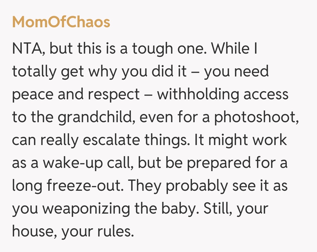 Comentariu de la MomOfChaos