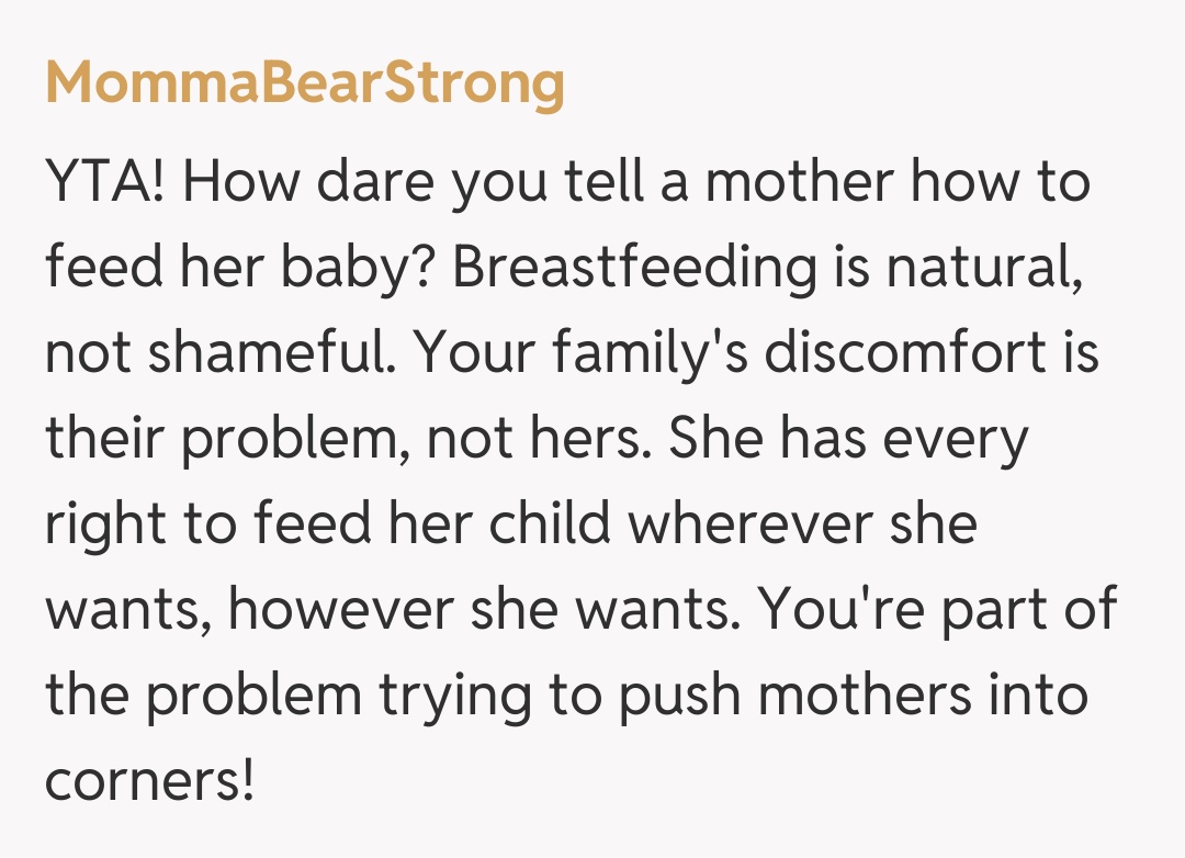 Comentariu de la MommaBearStrong