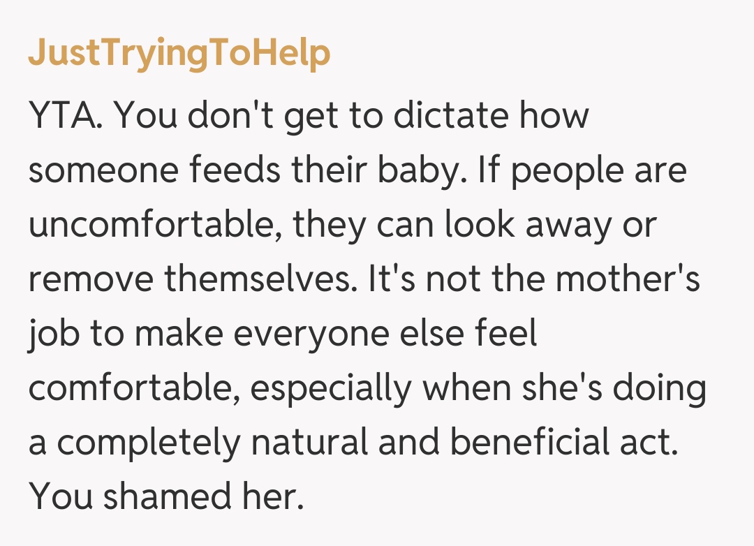 Comentariu de la JustTryingToHelp