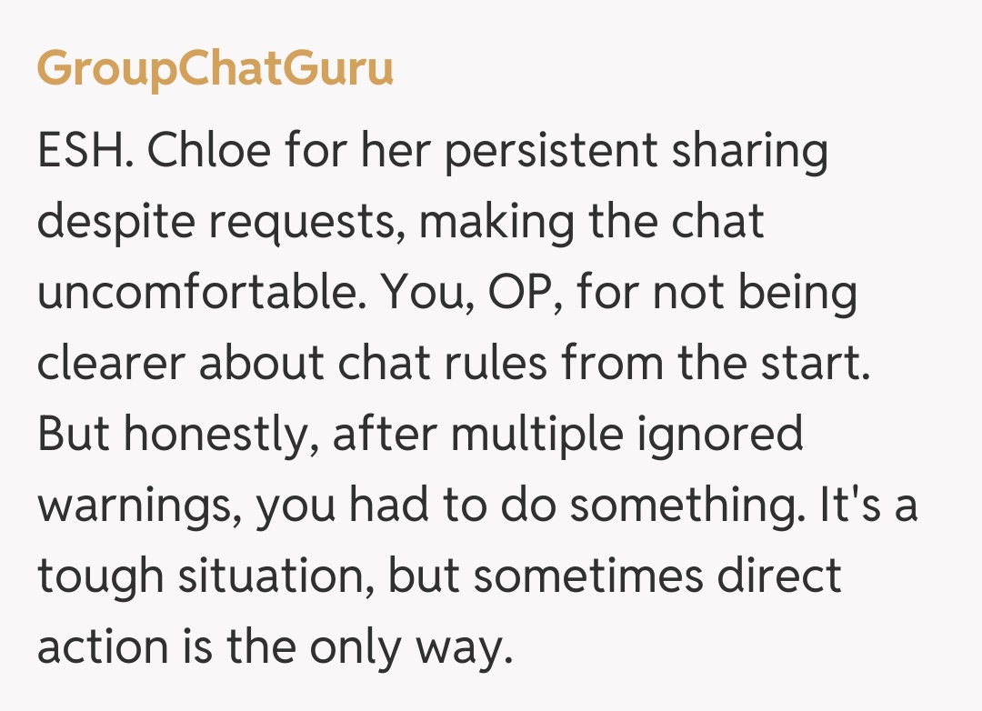 Comentariu de la GroupChatGuru