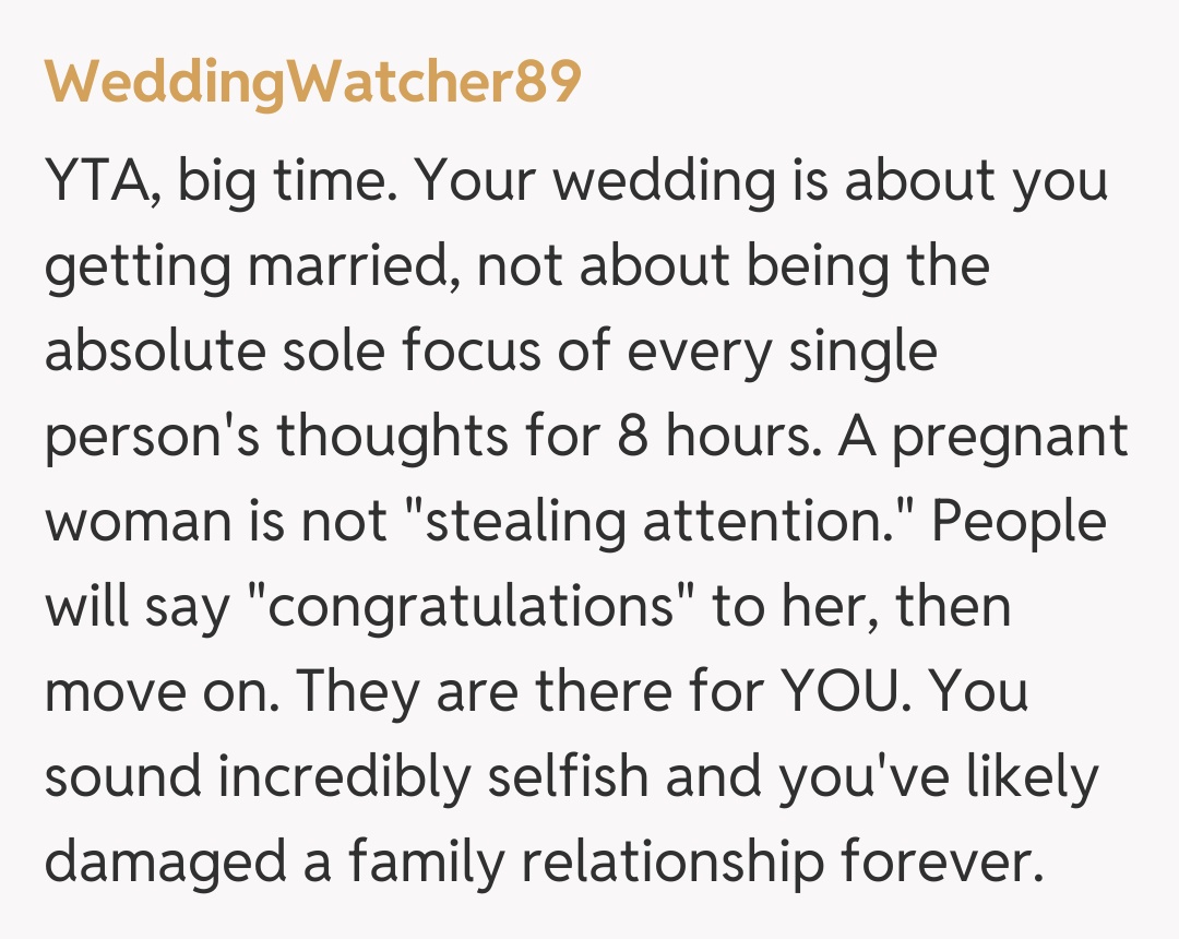 Comentariu de la WeddingWatcher89